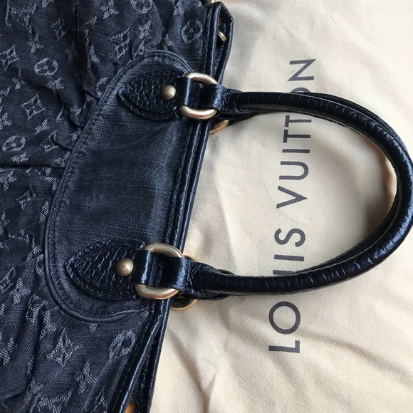 Louis Vuitton Denim Satchel - Picture 2 of 5